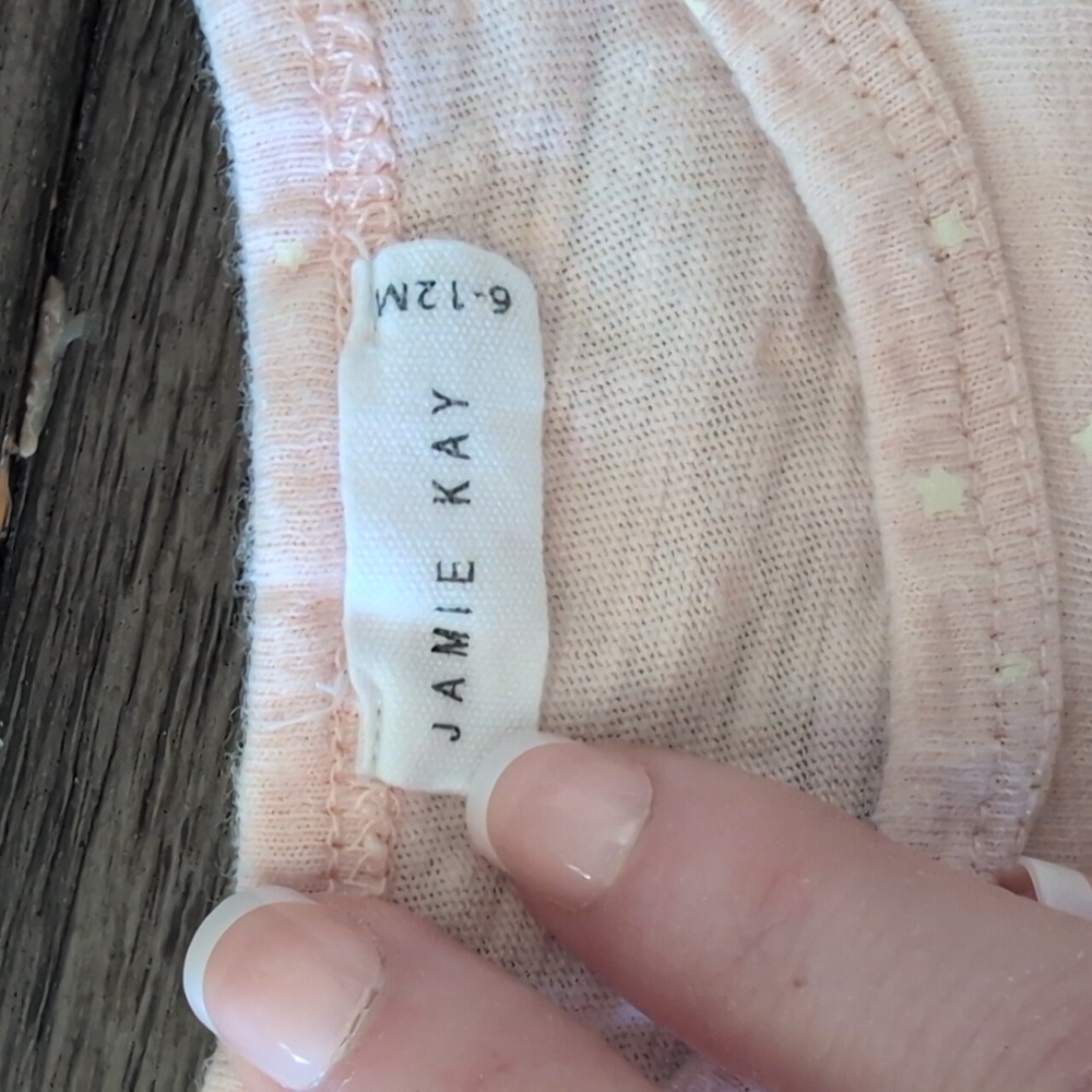Jamie Kay Light Pink Ruffle Sleeve Tee - Picture 2 of 2